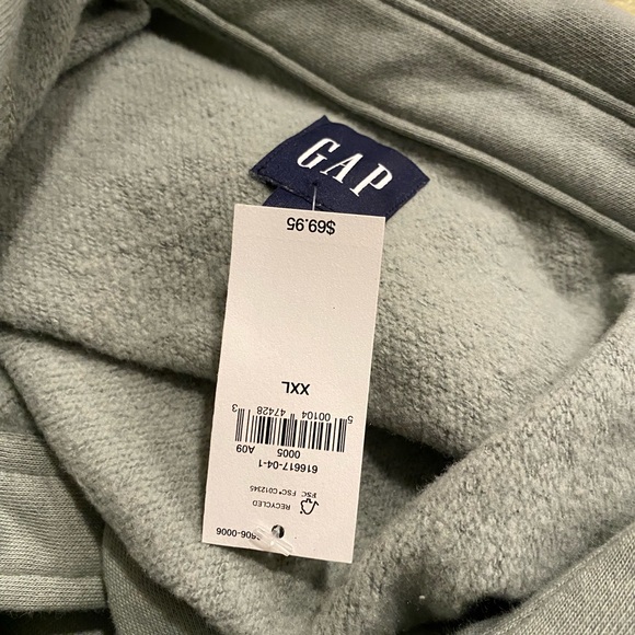 GAP Button up fleece lined Shirt Jacket🩵 - Picture 2 of 11